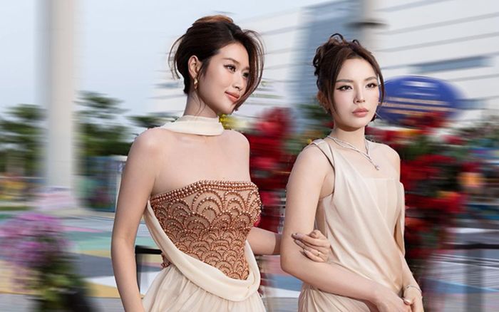 Hoa hậu Thiên Ân tình tứ với Kỳ Duyên giữa chốn đông người, công khai chuyện đưa về nhà