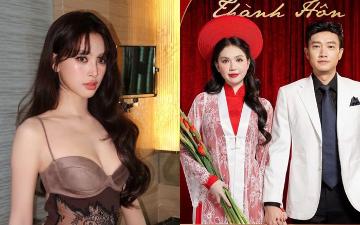 Tiểu Vy nói thật lòng khi xem ảnh cưới của Quốc Trường và Ngọc Trinh