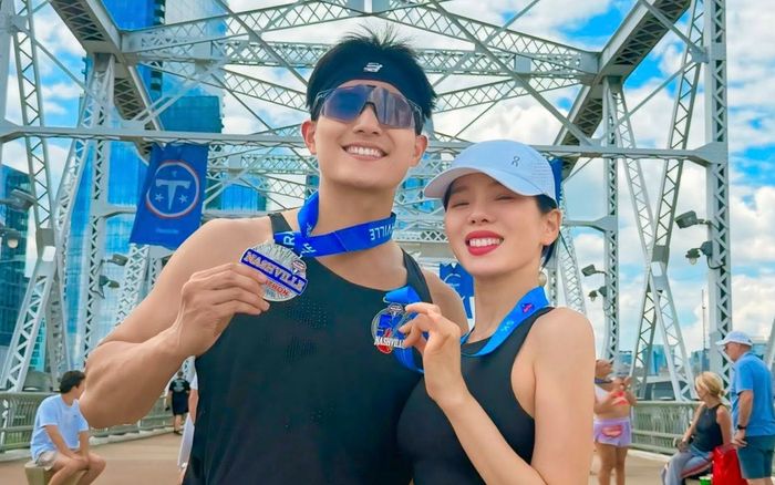 Lệ Quyên báo tin vui cùng bạn trai từ Mỹ