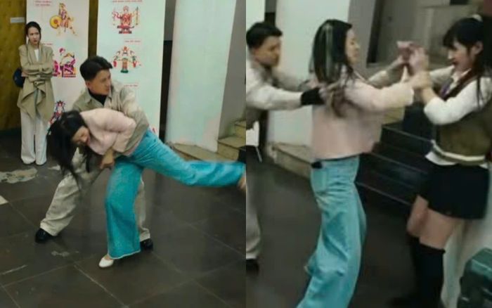 Nữ diễn viên Việt có màn đánh ghen gây sốc
