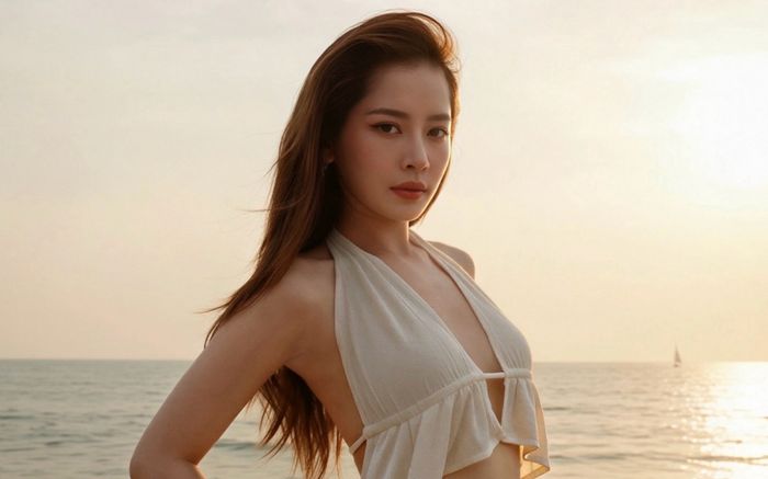 Chi Pu khoe sắc vóc nóng bỏng ở Hội An