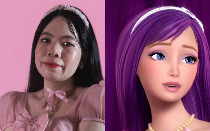 Uyên Ha và hình ảnh búp bê công chúa Barbie