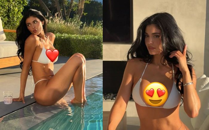 Kylie Jenner lăng xê mốt bikini dây mảnh đậm chất Y2K