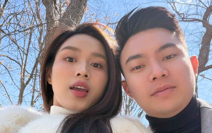 Chuyến đi lãng mạn của 'vợ chồng son' Đỗ Thị Hà ở Nhật Bản