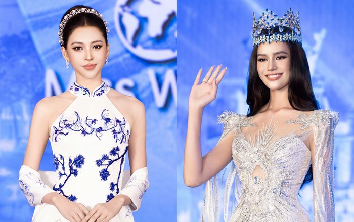 Hoa hậu Tiểu Vy 'đọ sắc' với đương kim Miss World