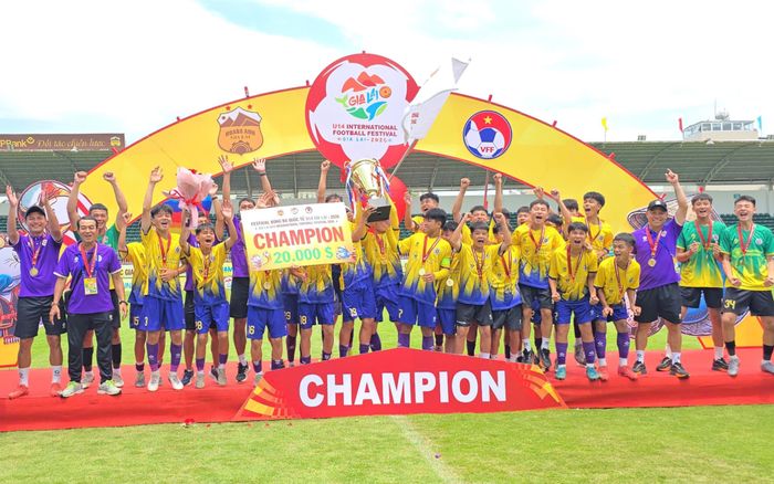 Hà Nội vô địch Festival Bóng đá Quốc tế U14 Gia Lai 2026