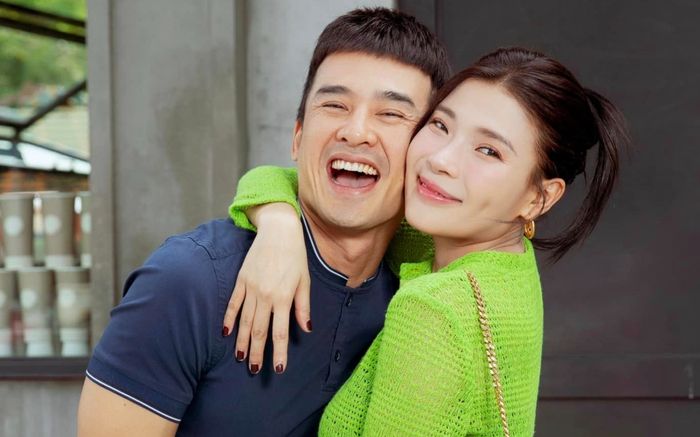 Thúy Diễm báo tin mừng thay cho Lương Thế Thành