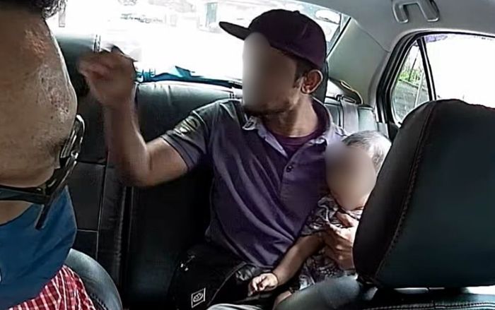 Người đàn ông đánh vợ trên taxi vì 40 nghìn đồng, nam tài xế bức xúc can ngăn
