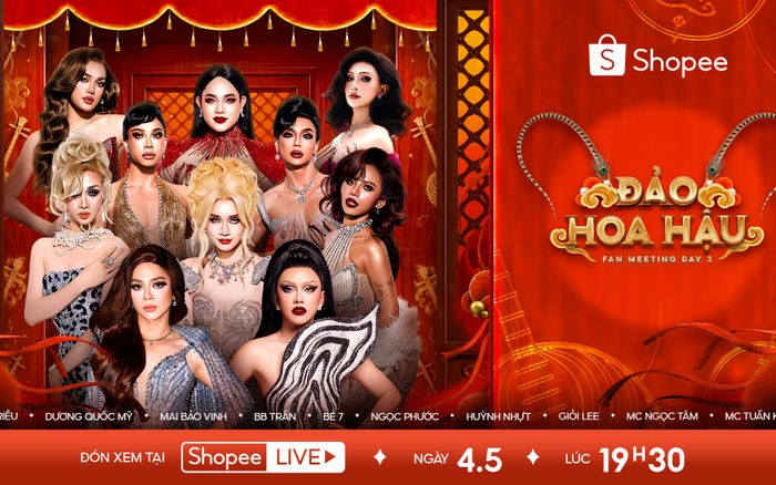 Đảo Hoa Hậu và loạt show khuấy động không khí dịp sale tháng 5 trên Shopee