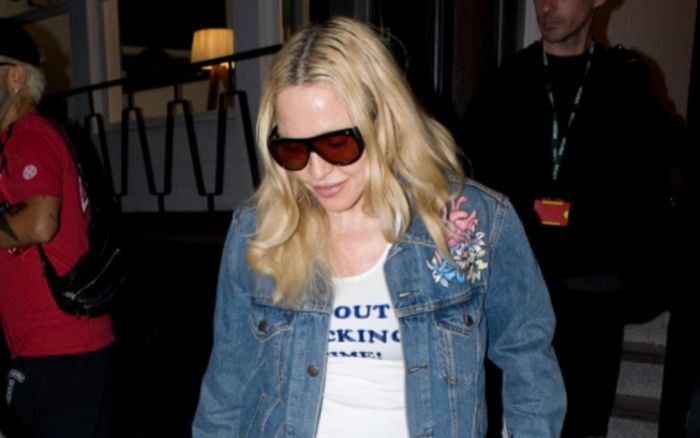 Madonna lăng xê mốt denim-on-denim