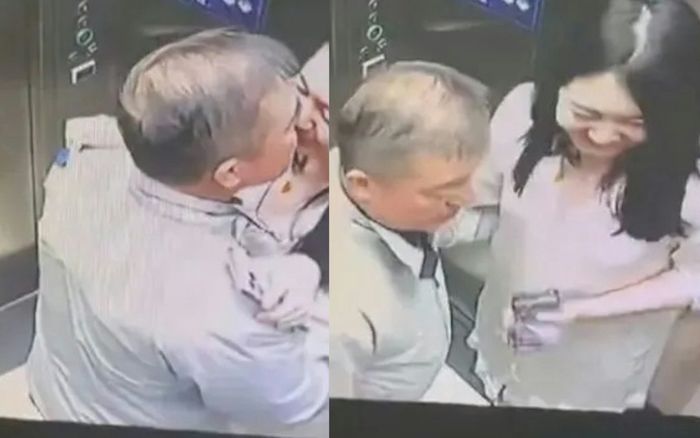 Tỷ phú Trần Đào lộ clip hôn gái lạ trong thang máy