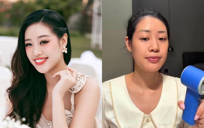 Mặt mộc ít khuyết điểm của Hoa hậu Khánh Vân