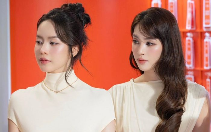 Tiểu Vy tự tin 'đọ sắc' với Thanh Thuỷ, visual hai nàng hậu bừng sáng cả khung hình