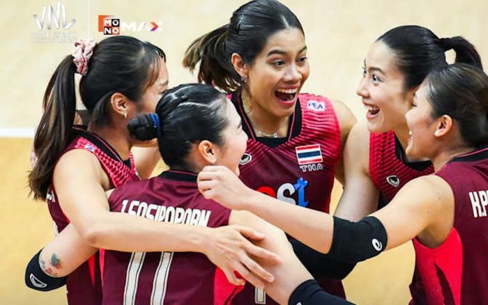 Bóng chuyền nữ Thái Lan thăng hoa, thắng trận thứ hai liên tiếp tại VNL 2026