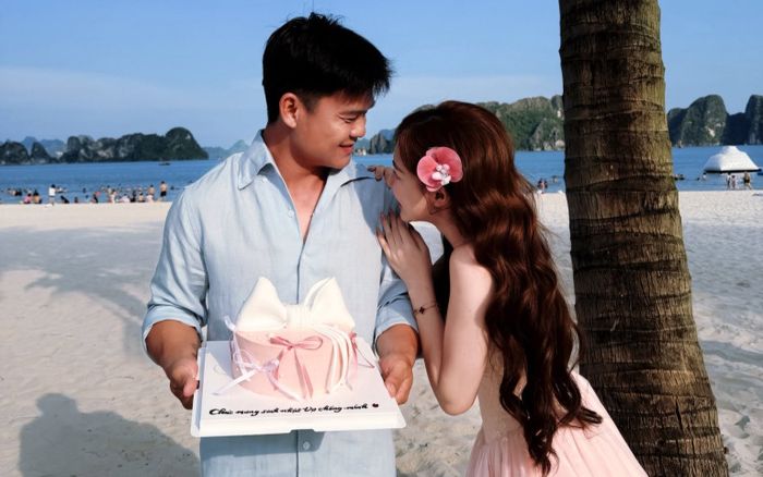 Chồng Hòa Minzy nói lời yêu thương với vợ