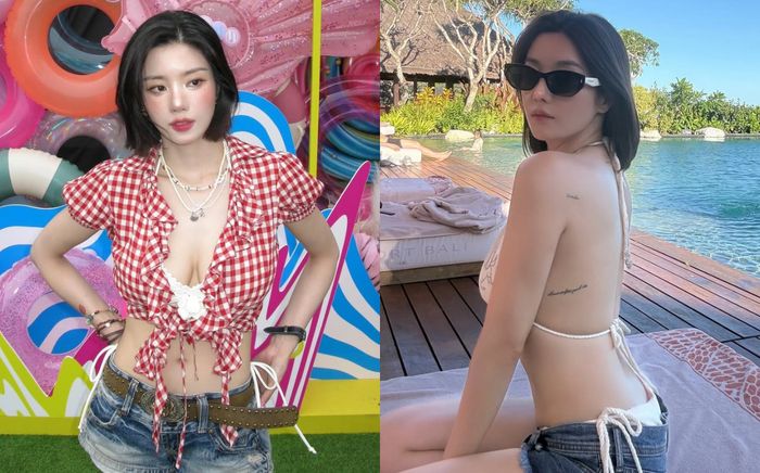 'Nữ thần Waterbomb' Kwon Eun Bi khoe body bốc lửa ở Bali