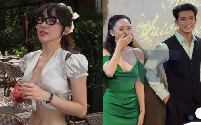 Tóc Tiên bị 'soi' có hành động lạ khi ở bên Trần Ngọc Vàng