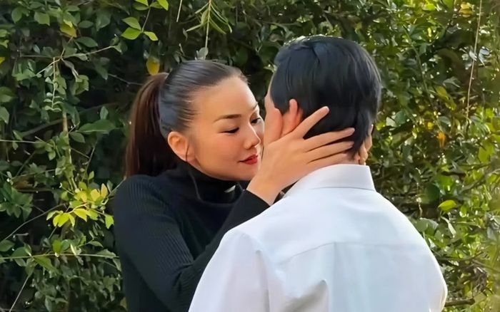 Thanh Hằng phản ứng sau cảnh hôn Lương Thế Thành