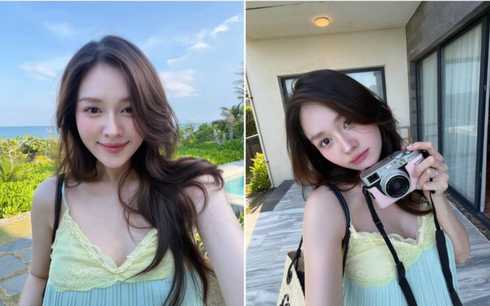 Á hậu Tường San khoe nhan sắc ngọt ngào ở tháng thứ 7 thai kỳ