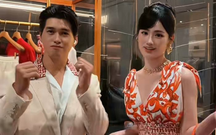 Ý Nhi thoải mái xuất hiện bên 'người tình màn ảnh' của Tăng Thanh Hà