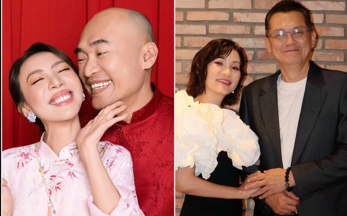 Vợ chồng Thu Trang 'đối đầu' với NSƯT Hữu Châu và Hồng Đào