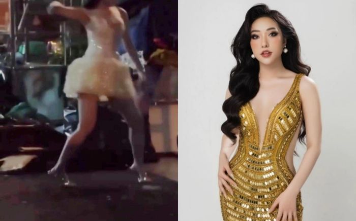 Á hậu Mỹ Duyên xin lỗi sau clip ném gạch vào nhà dân