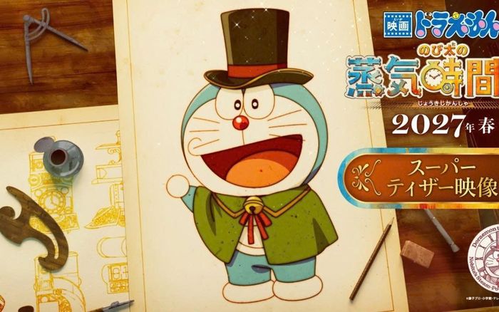 Tạo hình chính thức của Doraemon Movie 2027 hé lộ chuyến phiêu lưu đến London thế kỷ 19