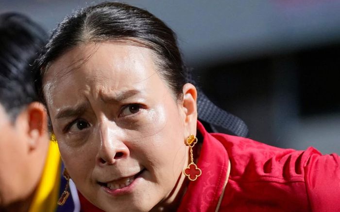Madam Pang phản ứng khi tuyển Thái Lan thắng Lào 5-0