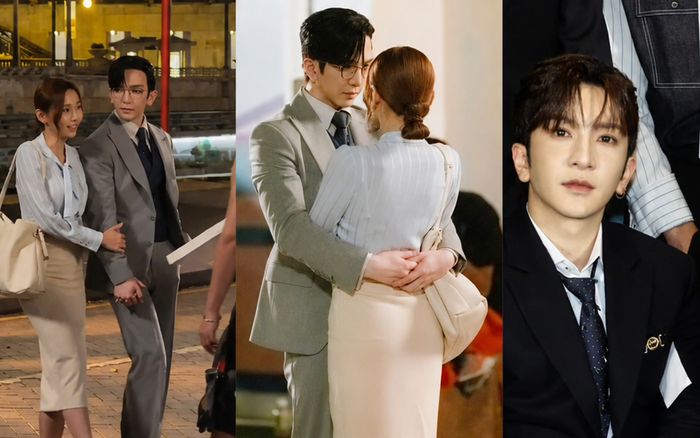 Lộ ảnh hậu trường cặp đôi Thư ký Kim sao thế bản Hong Kong gây sốt
