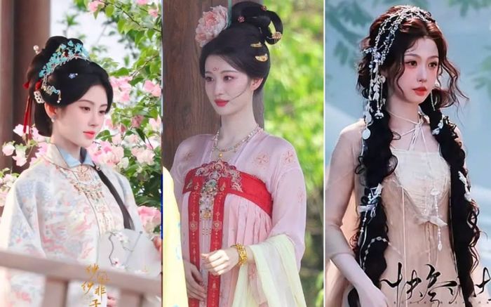 Tạo hình của Cúc Tịnh Y, Ngu Thư Hân và Vương Sở Nhiên trong phim mới