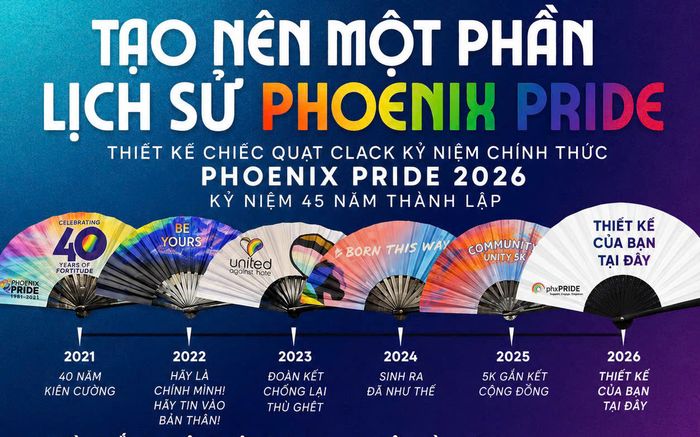 Thương hiệu Việt đồng hành 6 năm cùng truyền thống quạt kỷ niệm Phoenix Pride