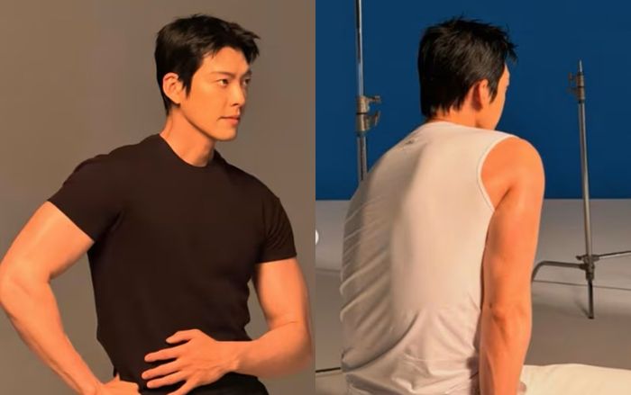 Kim Woo Bin lộ cơ bắp lực lưỡng như tượng tạc