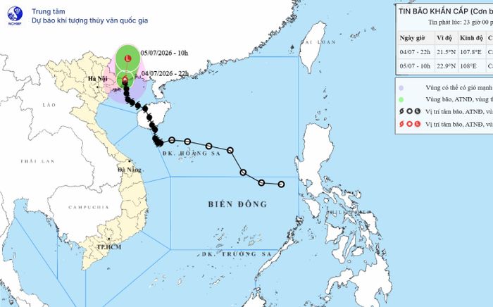 Bão số 1 đổ bộ đất liền, địa phương nào hứng chịu đầu tiên?
