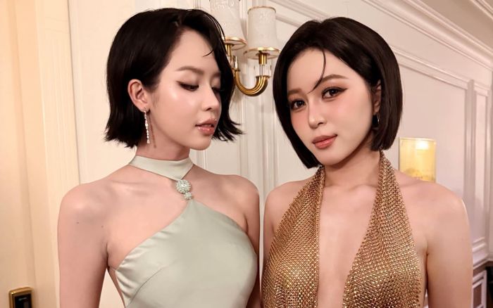 Thanh Thủy 'chữa cháy' sự cố váy áo chỉ trong tíc tắc cho nàng hậu Vbiz