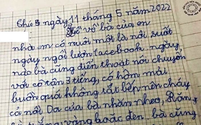 Bài văn 'nhà em có nuôi một bà nội' thật như đếm, dân tình đọc chỉ biết ôm bụng cười
