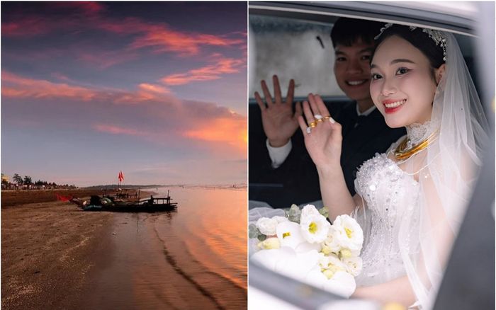 Ngoài Cửa Lò sôi động, quê hương bà xã Hồ Văn Cường có những bãi biển nào vẫn giữ nét hoang sơ?