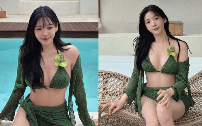 Nữ ca sĩ 37 tuổi gây sốt với loạt ảnh tại hồ bơi