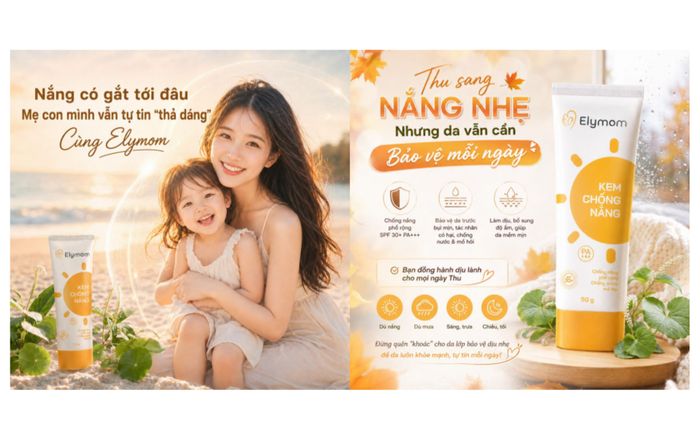 Trời vào thu, đừng chủ quan với ánh nắng: Mẹ bầu, mẹ sau sinh và làn da nhạy cảm cần chống nắng mỗi ngày