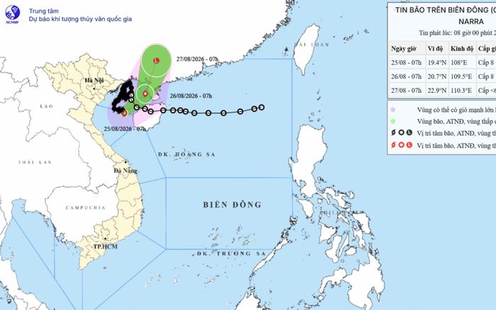 Bão đang mạnh cấp 8, giật cấp 10, Vịnh Bắc Bộ bước vào thời điểm nguy hiểm