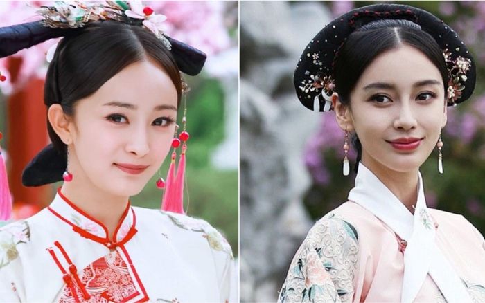 Angelababy và Dương Mịch đọ sắc tạo hình nhà Thanh
