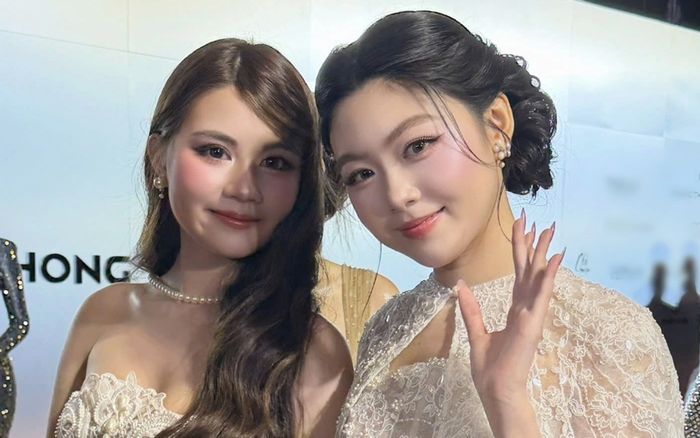 Thái độ 2 con gái Quyền Linh khi dự sự kiện
