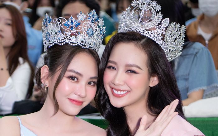 Mai Phương phản ứng khi Bảo Ngọc thi phỏng vấn kín ở Miss World