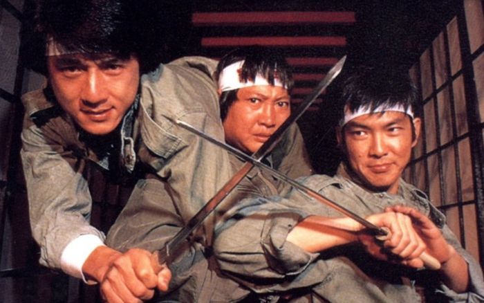 Ba 'ông trùm' võ thuật Thành Long - Hồng Kim Bảo - Nguyên Bưu chạm mặt