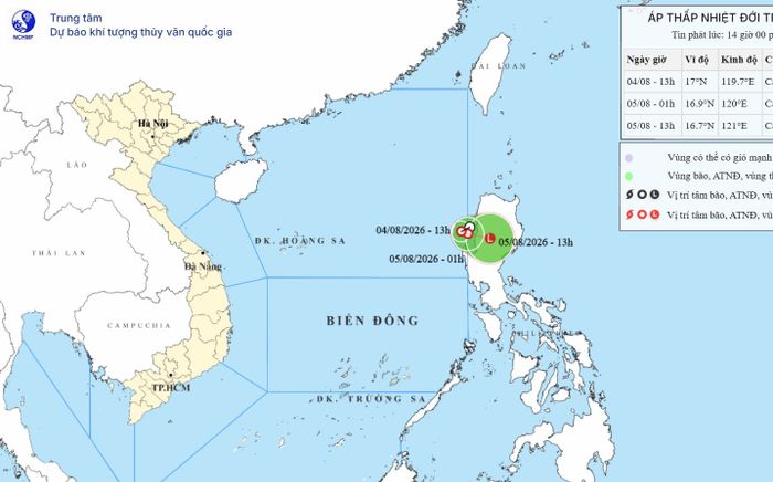 Biển Đông vừa xuất hiện áp thấp nhiệt đới, liệu có ảnh hưởng đến đất liền Việt Nam?