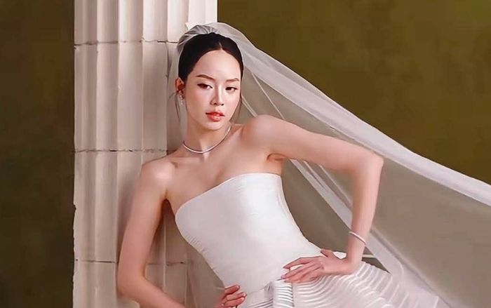 Hoa hậu Thanh Thủy hóa cô dâu xinh đẹp