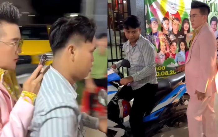 Xôn xao Đàm Vĩnh Hưng chạy show bằng xe máy