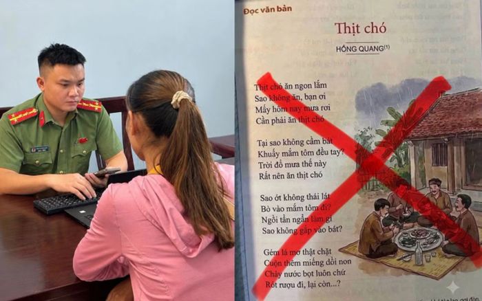 Đăng ảnh bài thơ 'Thịt chó' do AI tạo, người phụ nữ bị công an mời làm việc