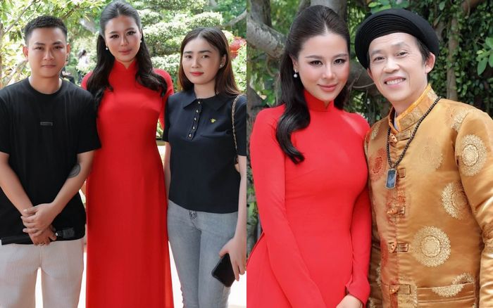 Nam Thư thân thiết bên Hoài Linh và Hoài Lâm