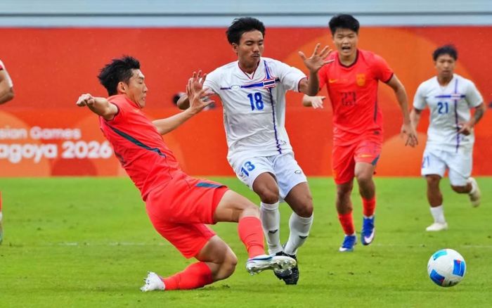 Thái Lan gây thất vọng khi thua đậm U23 Trung Quốc