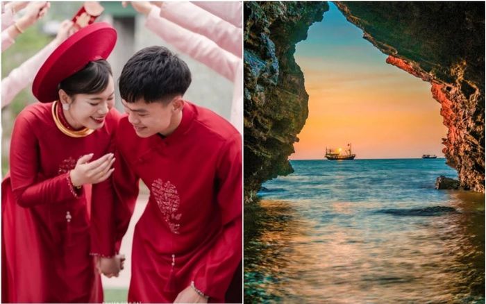 Quê bà xã Hồ Văn Cường có một vùng biển rất khác: Nơi sóng vỗ vào những ghềnh đá hình thù kỳ lạ
